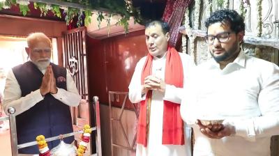 दिल्ली-देहरादून एक्सप्रेसवे के उद्घाटन से पहले पीएम मोदी ने मां डाट काली मंदिर में की पूजा