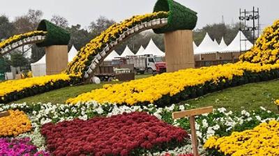 चार दिन तक फूलों से महकेगा नोएडा, केदारनाथ थीम बनेगी आकर्षण का केंद्र