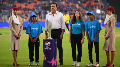 यूनिसेफ के साथ आईसीसी की पहल, भारत-नीदरलैंड मैच से पहले 'ट्रॉफी वॉक'