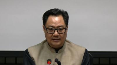 लोकसभा और विधानसभाओं में महिलाओं को आरक्षण देना प्राथमिकता है: किरेन रिजिजू