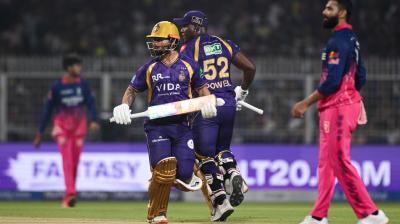 आईपीएल: 6 मुकाबलों के बाद केकेआर ने चखा जीत का स्वाद, रोमांचक मैच में आरआर को 4 विकेट से हराया