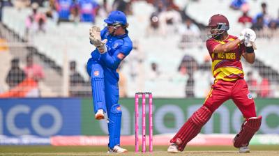 टी20 विश्व कप: शाई होप का अर्धशतक, वेस्टइंडीज ने इटली को दिया 166 रन का लक्ष्य