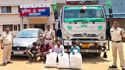छत्तीसगढ़ पुलिस का नारको नेटवर्क पर बड़ा प्रहार: 47 किलो गांजा जब्त, 59 लाख से ज्यादा की संपत्ति सीज
