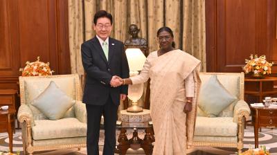 राष्ट्रपति मुर्मू की जीवन यात्रा प्रेरणास्पद, उनकी मेजबानी के लिए धन्यवाद: ली जे म्युंग