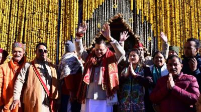 सीएम धामी पहुंचे केदारनाथ धाम, कपाट खुलने पर राज्य की सुख-समृद्धि की कामना की