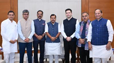 रिजिजू ने एनडीए में शामिल सात सांसदों का किया स्वागत, बोले-टुकड़े-टुकड़े इंडिया ब्लॉक को अलविदा