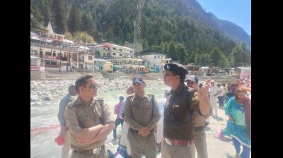 गंगोत्री यात्रा मार्ग पर सुरक्षा का कड़ा पहरा, सीओ उत्तरकाशी ने लिया जमीनी फीडबैक