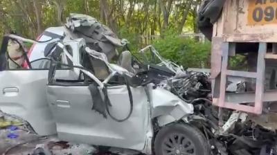 हैदराबाद में दर्दनाक हादसा: ट्रक से टकराई कार, एक ही परिवार के 6 लोगों की मौत