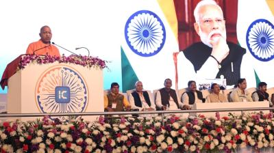 पीएम मोदी ने ग्रेटर नोएडा में इंडिया चिप का किया उद्घाटन, सीएम योगी बोले- जेवर प्रदेश का गहना बन गया