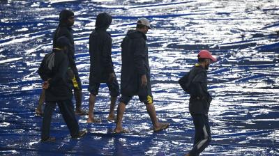 टी20 वर्ल्ड कप: बारिश ने धोया 'सुपर-8' का पहला मैच, पाकिस्तान-न्यूजीलैंड के बीच बंटे 1-1 अंक