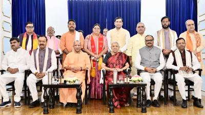 योगी सरकार के मंत्रिमंडल विस्तार पर एनडीए नेताओं ने कहा- '2027 में प्रचंड बहुमत की सरकार तय'