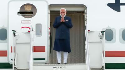 नॉर्वे के बाद पीएम मोदी पहुंचे इटली, भारी सुरक्षा के बीच विदेश मंत्री तजानी ने किया स्वागत