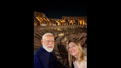 'आपका स्वागत है, मेरे दोस्त!' रोम में पीएम मेलोनी ने क‍िया प्रधानमंत्री मोदी का स्‍वागत, भारतीय समुदाय में उत्साह
