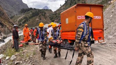 उत्तराखंड: सीआईएसएफ ने प्राकृतिक आपदाओं से निपटने के लिए किया मॉक ड्रिल