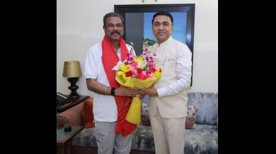 धर्मेंद्र प्रधान से मिले सीएम सावंत, नेप 2020 के नतीजों पर की चर्चा