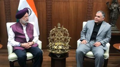 हरदीप सिंह पुरी ने ईरान के तेल मंत्री से की तेहरान और नई दिल्ली के बीच ऊर्जा संबंधों को मजबूत करने पर चर्चा