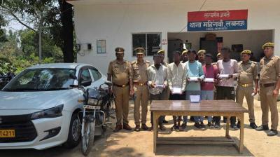 लखनऊ पुलिस की बड़ी सफलता, साइबर ठगी गैंग का भंडाफोड़, पांच शातिर आरोपी गिरफ्तार